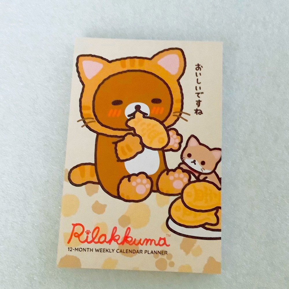 San-X Rilakkuma 12M weekly calendar